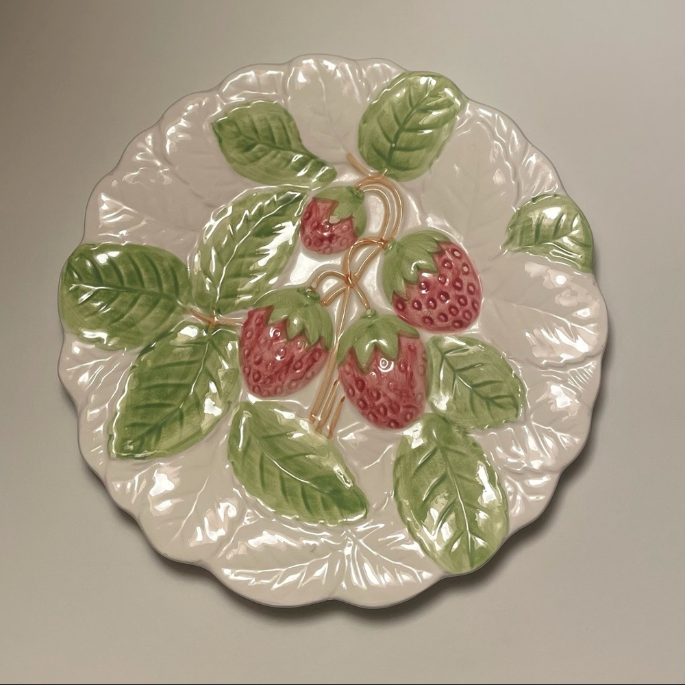 Vintage Shafford Fruit du Jour Strawberry plate